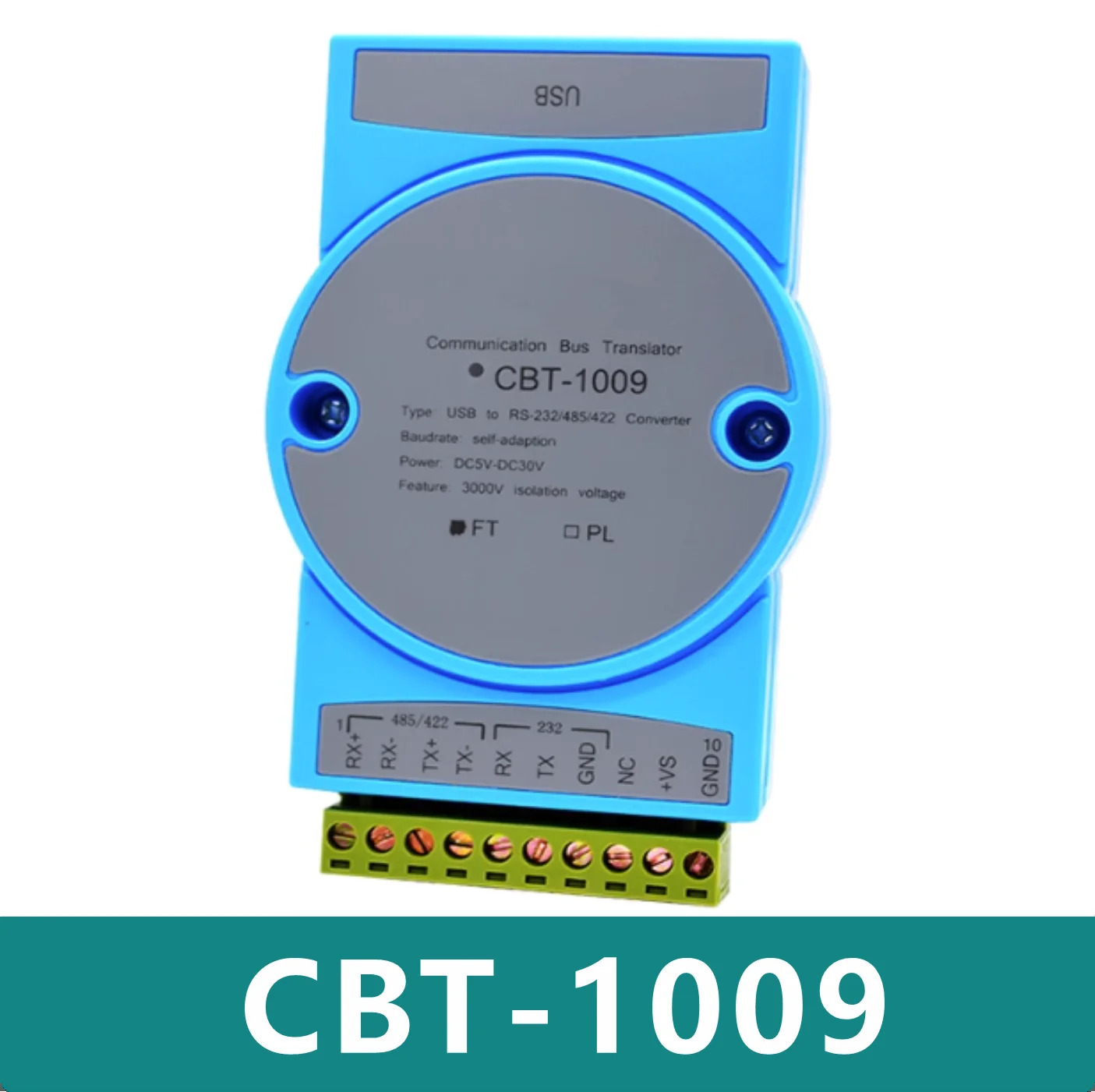 CBT-1009 절연 USB-485 변환기 USB-RS232 직렬 포트 USB-422 모듈