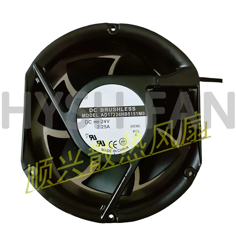 섬유 기계 냉각팬 AD17224HB5151MO M0 17251 DC24V 2.25A