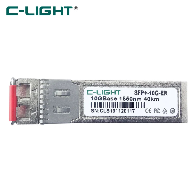 C-LIGHT CLSFPP1510GER Aruba 네트워크와 호환 SFP-10G-ER 10GBase SFP  트랜시버 SMF 1550nm 40km LC DOM