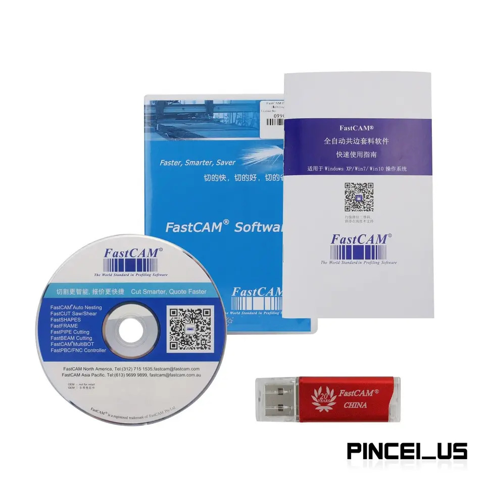 Fastcam 네스팅 소프트웨어 프로 버전 CNC 플라즈마 절단기 pe6