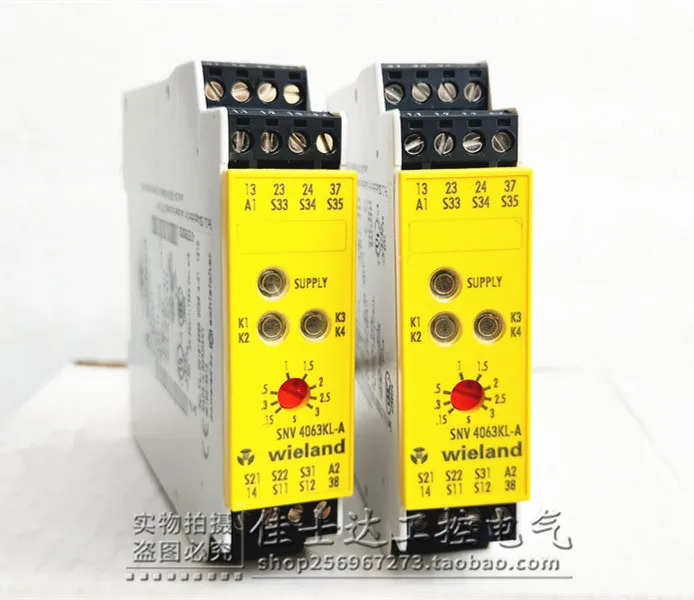 SNV4063KL-A 독일 오리지널 Wieland 안전 릴레이 R1.188.0620.0