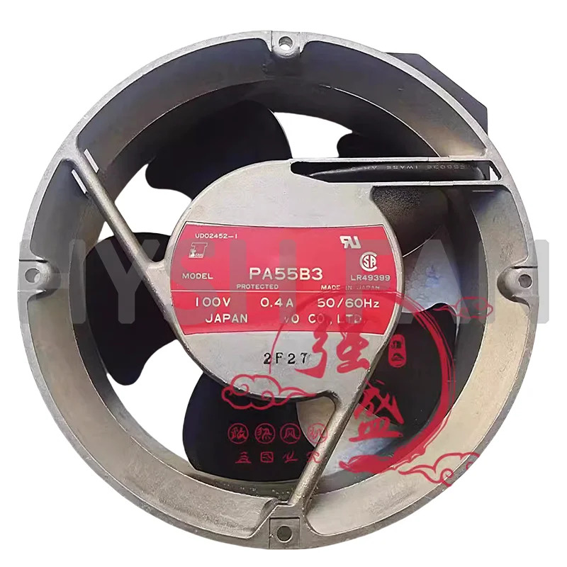 풀 라운드 알루미늄프레임 냉각팬 PA55B3 오리지널 0.4A 100V 17251