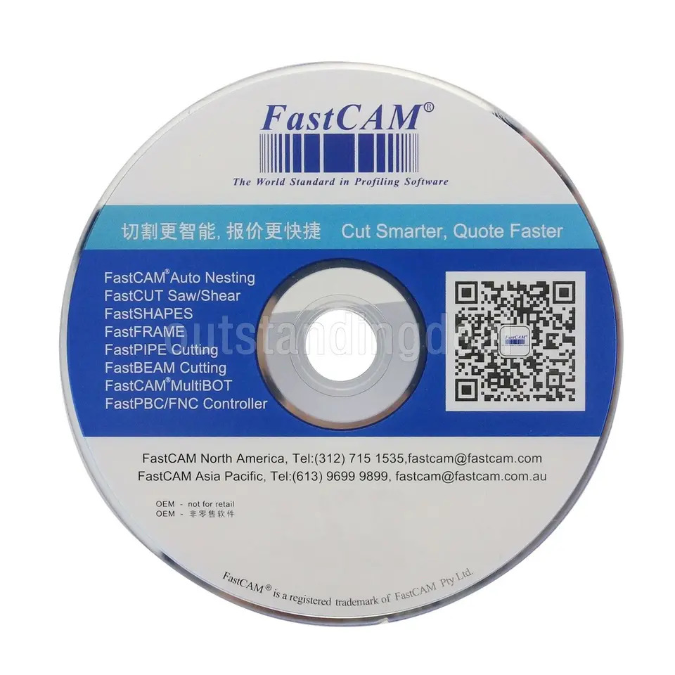 CNC 플라즈마 절단기 OS6 Fastcam 네스팅 소프트웨어 프로 버전
