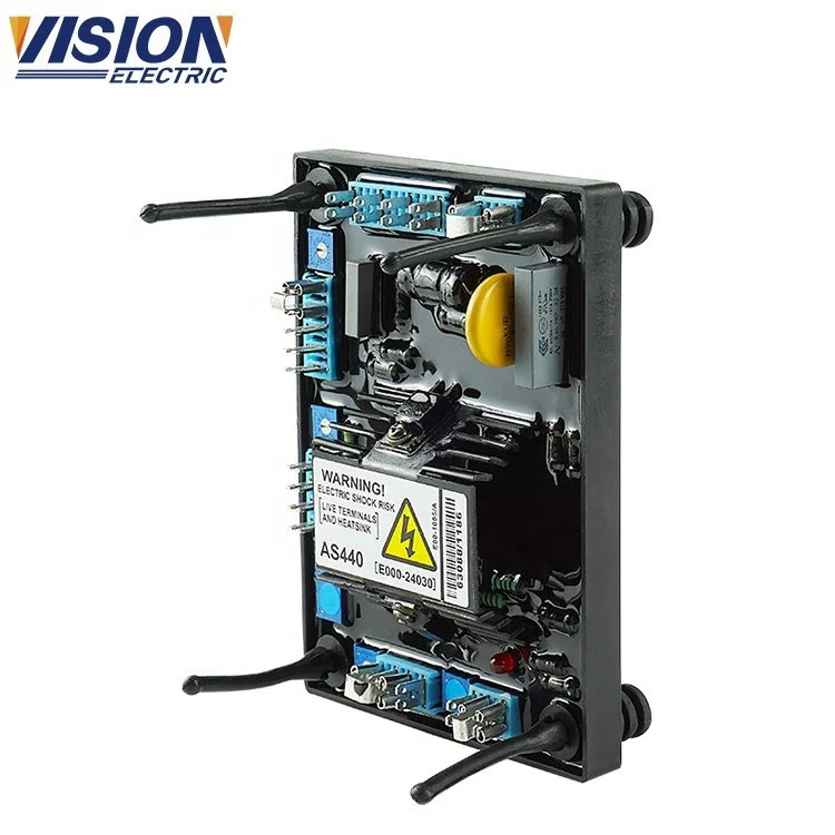 CE 인증 브러시리스 발전기 예비 부품 AS440 자동 전압 조정기 R AS 440 디젤 엔진 220v