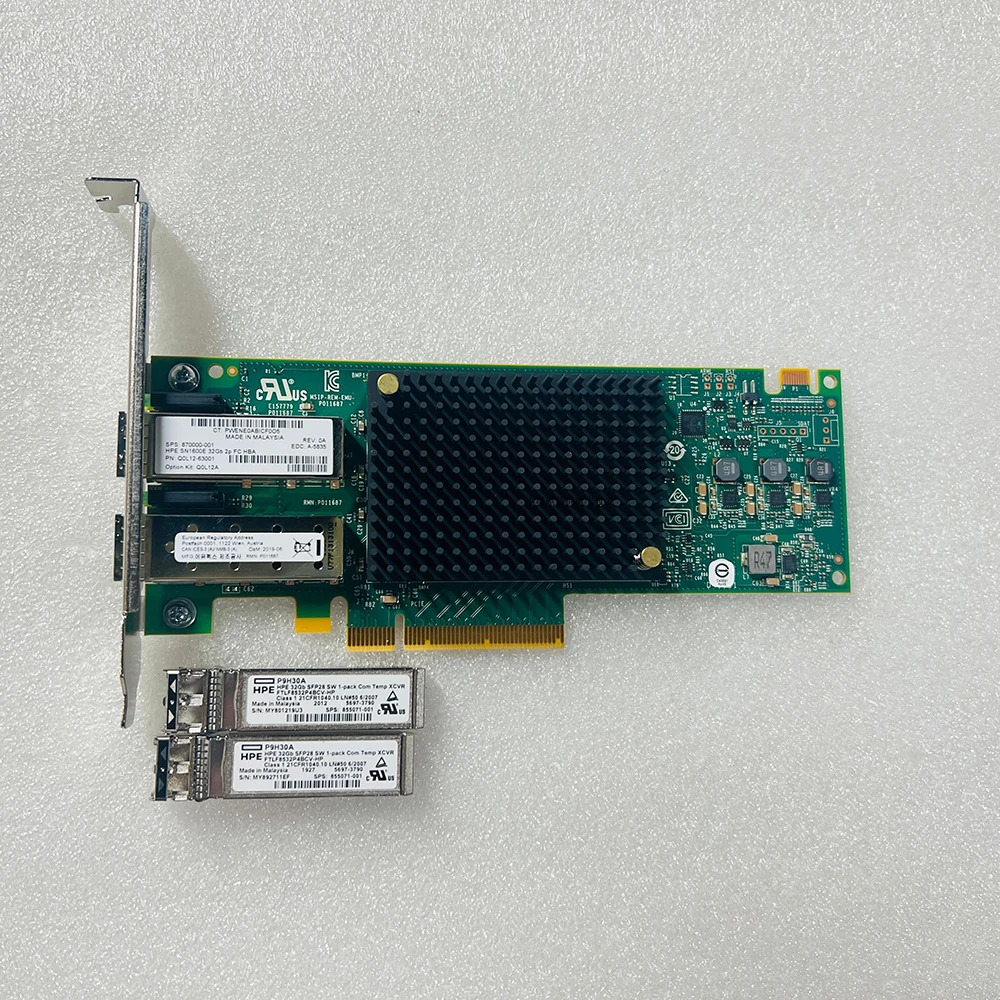 H-P-E SN1600E 32G Q0L12-6301 HBA 광섬유 카드870000 -001 LPE32002-M2