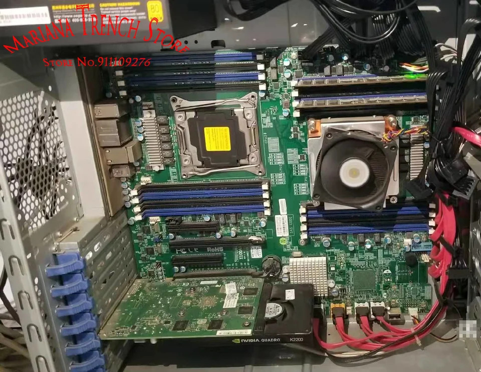 슈퍼마이크로 마더보드X10DAi LGA2011 E5-2600 v4/v3 패밀리 프로세서 DDR4 SATA3
