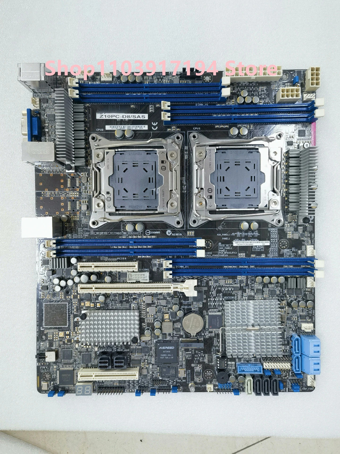 ASUS호환 Z10PC-D8 SAS듀얼 네트워크 카드 마더보드 2 회로 X99 DDR4