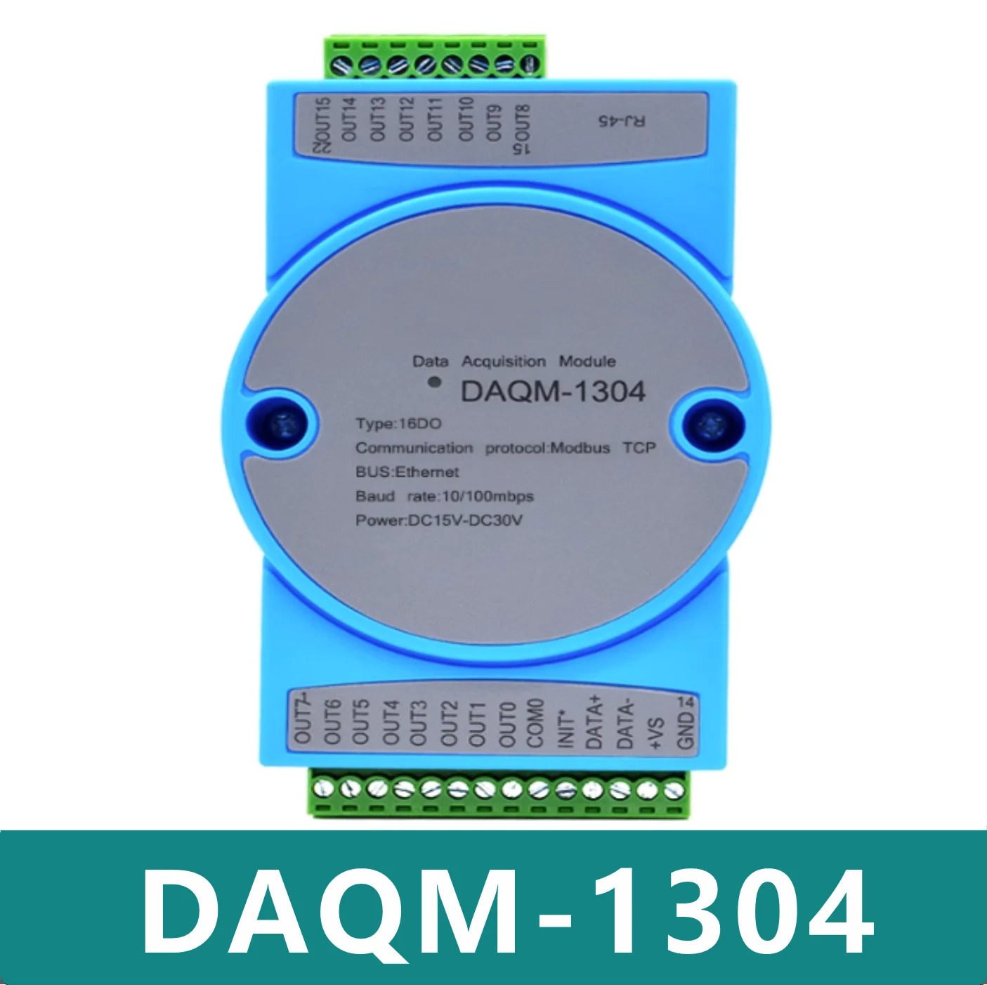 DAQM-1304 스위치 출력 모듈 이더넷 포트 MODBUS TCP16 채널 DO 디지털 원격 IO