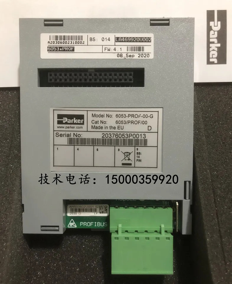 파커 DC 거버너 통신 카드 보드 590P 6053-PR0F-00-G 신
