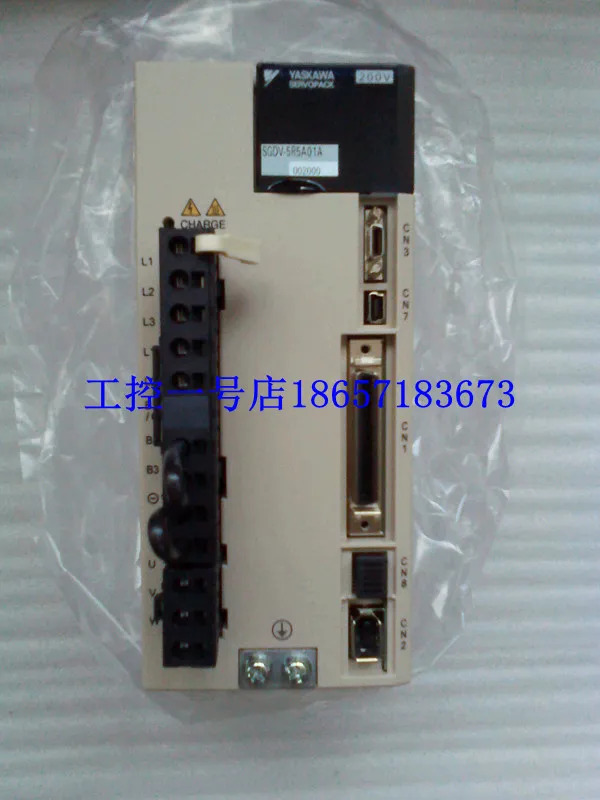 Yaskawa 서보모터 세트 SGM호환JV-08A3E6S 드라이버 SGDV-5R5A01A 750W