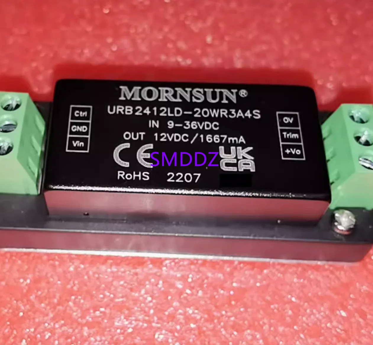/ DC 전원 모듈 9-36V 12V 1.667A 배선 URB2412LD-20WR3A4S