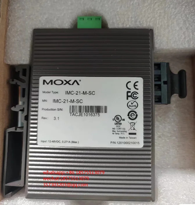 Moxa IMC-21-M-SC 오리지널 멀티 모드 산업광전 변환기