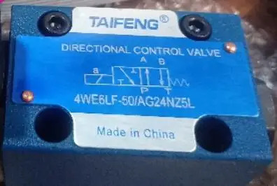 TAIFENG 유압 방향 제어 밸브 4WE6EA-50 AG24NZ5L 4WE6D-50 AW220-50NZL 4WE6LF-50 AW220NZ5L