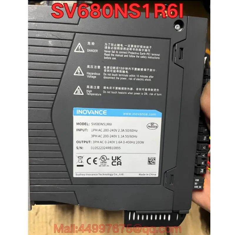 리퍼 SV680NS1R6I 서보 드라이브 기능 리퍼는 정상