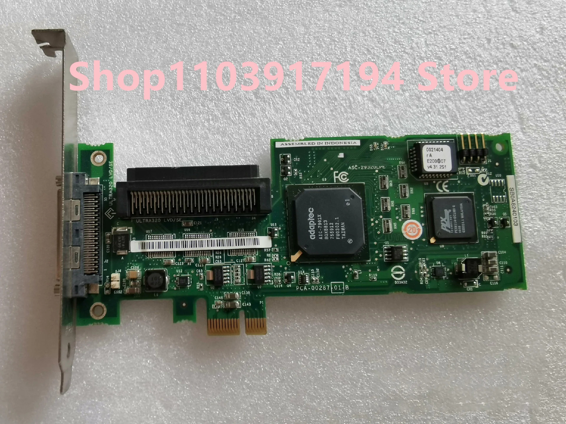 어댑텍 ASC-29320LPE 320M PCIE SCSI 카드용