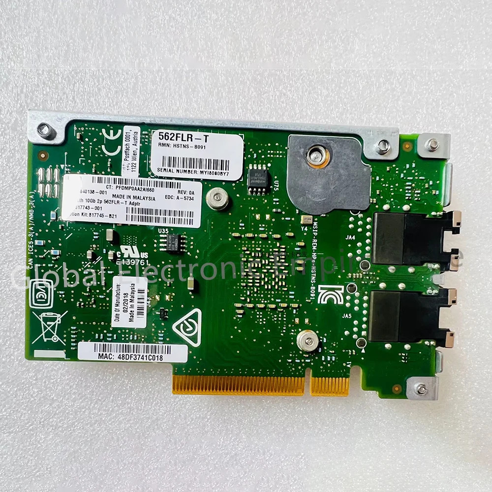 hp호환E 10G 2P 10기가비트 네트워크 어댑터 562FLR-T817745 -B21 840138 -001 817743