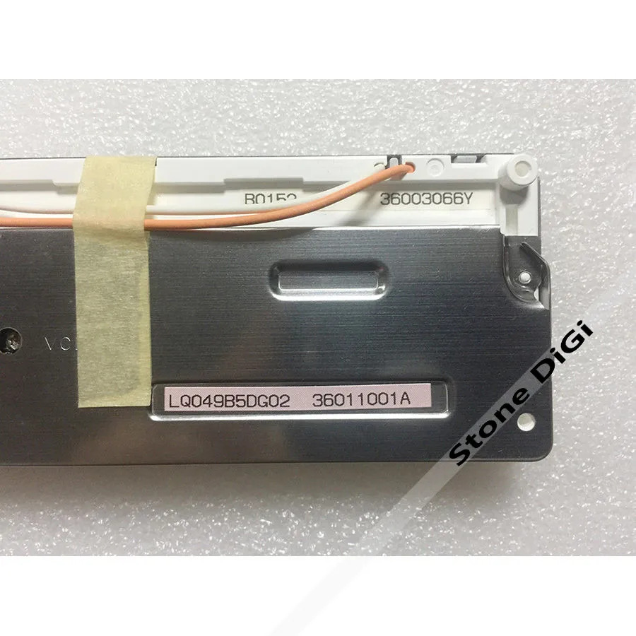자동차 GPS 네비게이션TFT LCD 디스플레이 스크린 패널 A 등급 LQ049B5DG02 4.9 인치 신
