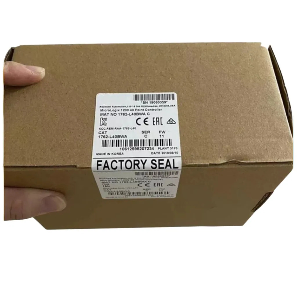 원본 1762-L40BWAR PLC 컨트롤러 모듈.