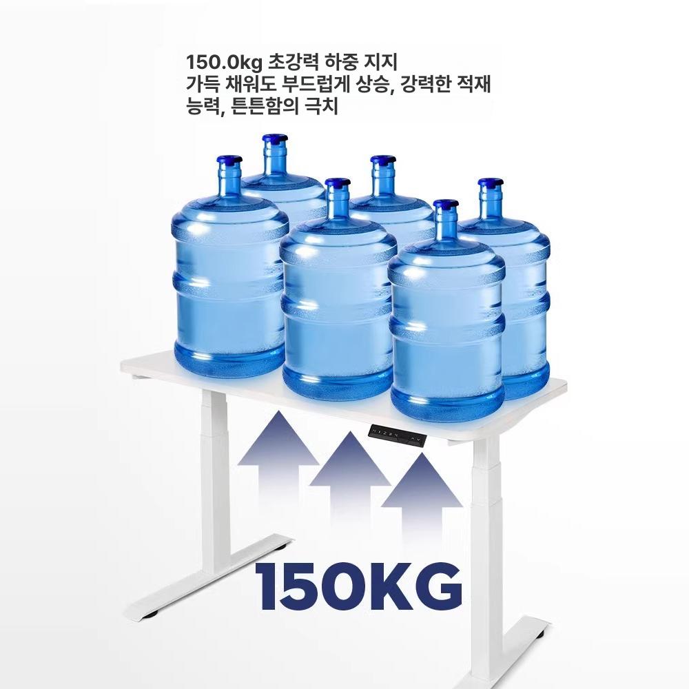 데스크 모션 전동책상 높낮이조절 높이조절책상 전동식 듀얼 전동높이조절 싱글모터 - 상세 이미지 3