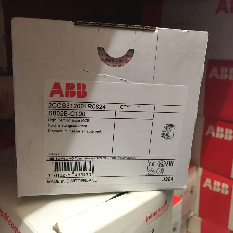 ABB 하이 브레이킹 회로차단기 S803S-B100 S803S-C100 신
