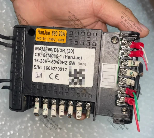 MAM-890 스크류 에어 컴프레서 컨트롤러 16-28V 50/60HZ 5W 전력 380V 리퍼 완료 OK