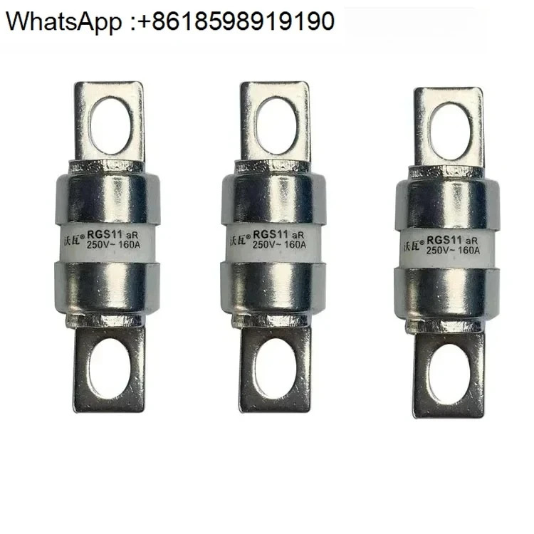 10PCS Wowa 고속 퓨즈 RGS11 CR2L 실버 퓨즈- 50A 80A 100A 125A 160A