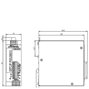 6EP3343-0SA00-0AY0 SITOP PSU3600 Flexi 전원공급장치 모듈 120 W