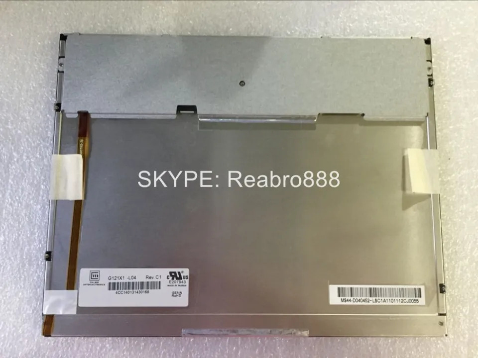 G121X1-L04 LCD 화면 12.1 인치 1024x768