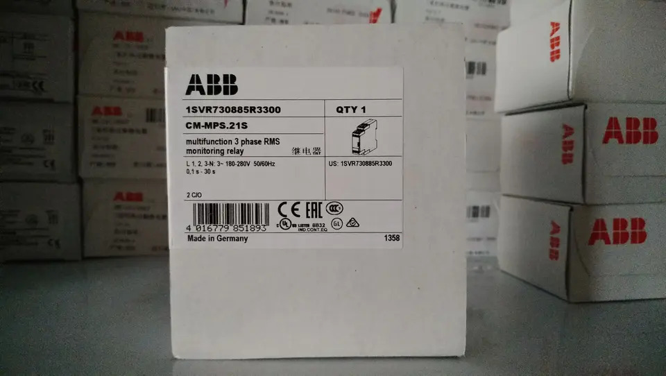 ABB 오리지널 3상모니터링 릴레이 CM-MPS.21S 자재 10102320
