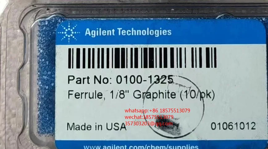 Agilent 0100-1324 0100-1325 페룰 1/4 1/8 흑연 10/pk