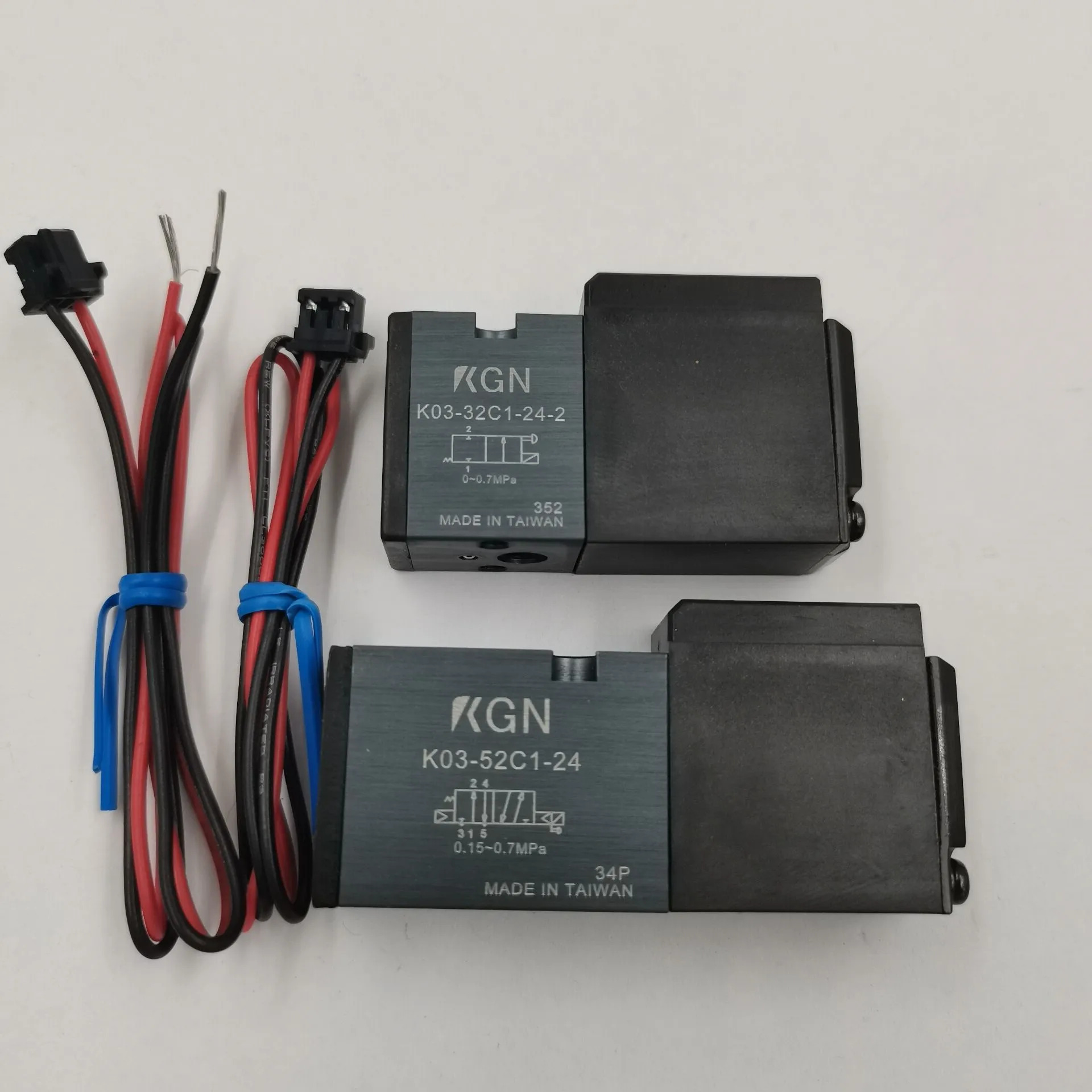 KGN/ 솔레노이드 밸브 K03-32C1-24-2/K02C1-24/K11-52C2-24 원본. 1개