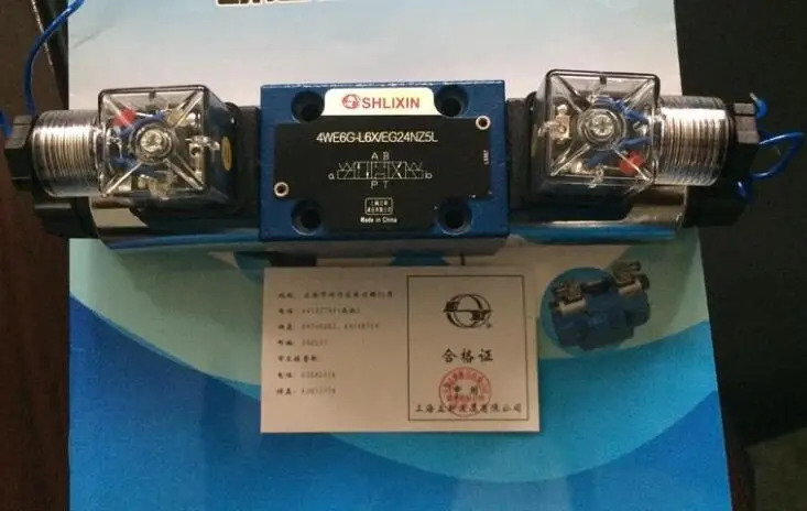 Hengli SHLIXIN 솔레노이드 방향 밸브 유압 4WE6E-L6X EG24NZ5L 4WE6J-L6X 4WE6G H-L6X