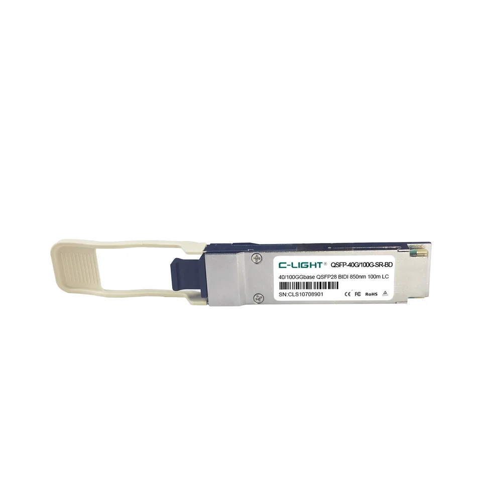 C-라이트 QSFP-40/100-SRBD 호환 40G 100GBase-SR-BiDi QSFP 100m LC OM4 MM 트랜시버