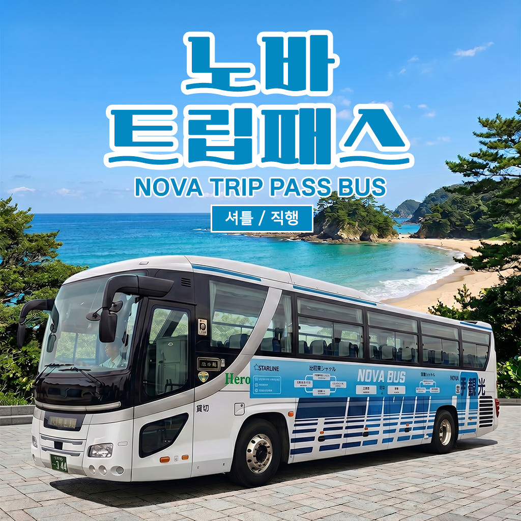 대마도 여행 노바호 대마도 버스투어 셔틀 직행 버스