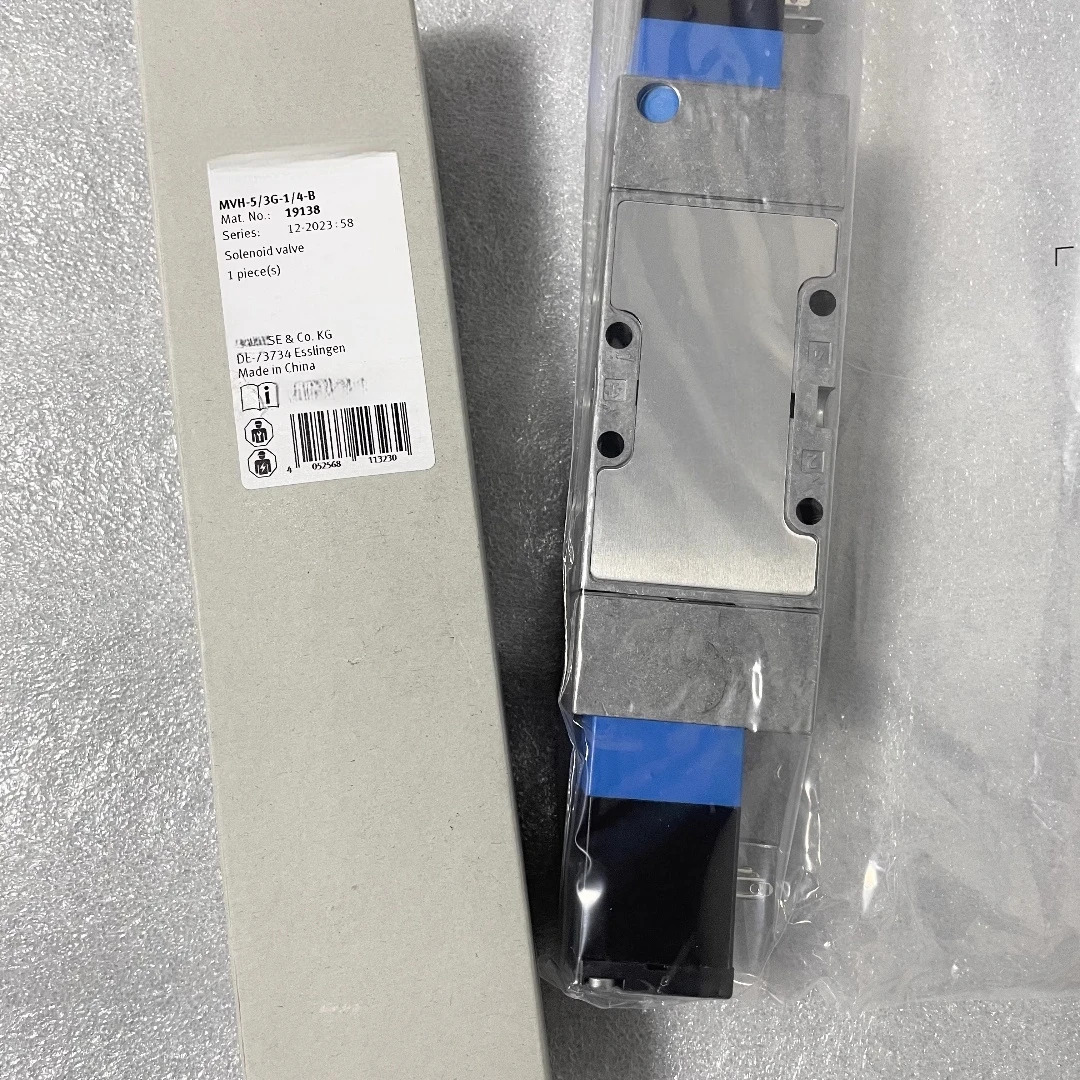 솔레노이드 밸브 MVH-5-1/4-L-S-B 33184 MFH-5/3G-1/4-B-EX 535937 MVH-5/3G-1/4-B 19138 MVH-5/3G-1/4-S-B 31004