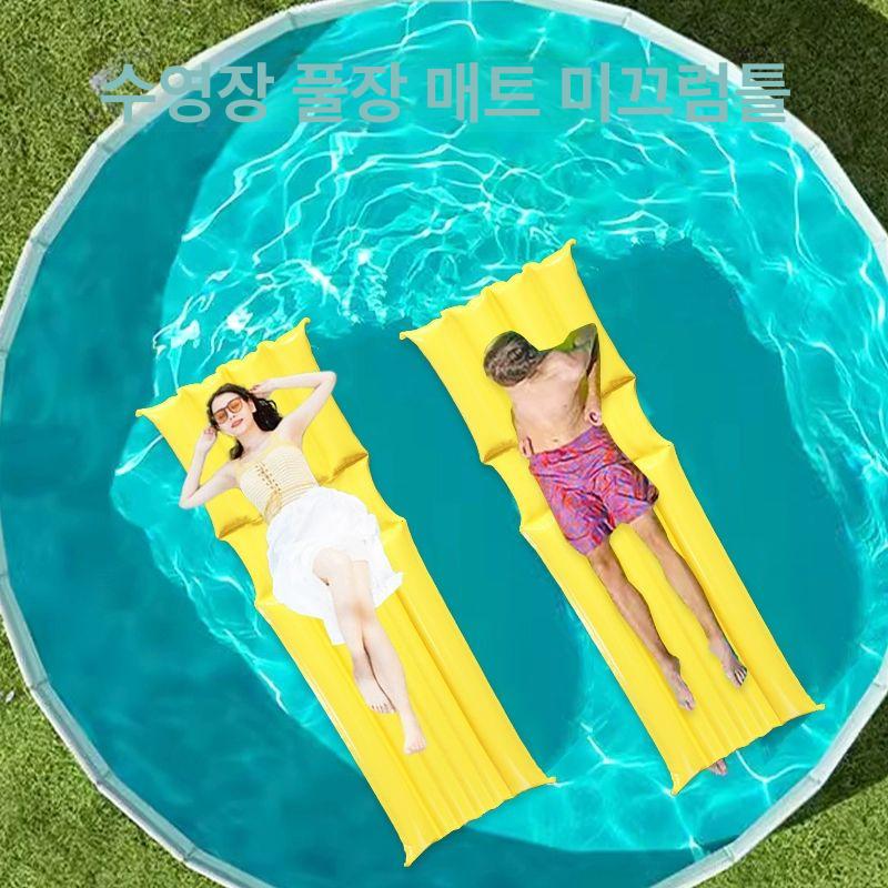 간이 워터슬라이드 수영장 풀장 에어미끄럼틀 풍선 파크 여름 에어바운스 야외 팽창식 펜션 - 상세 이미지 2