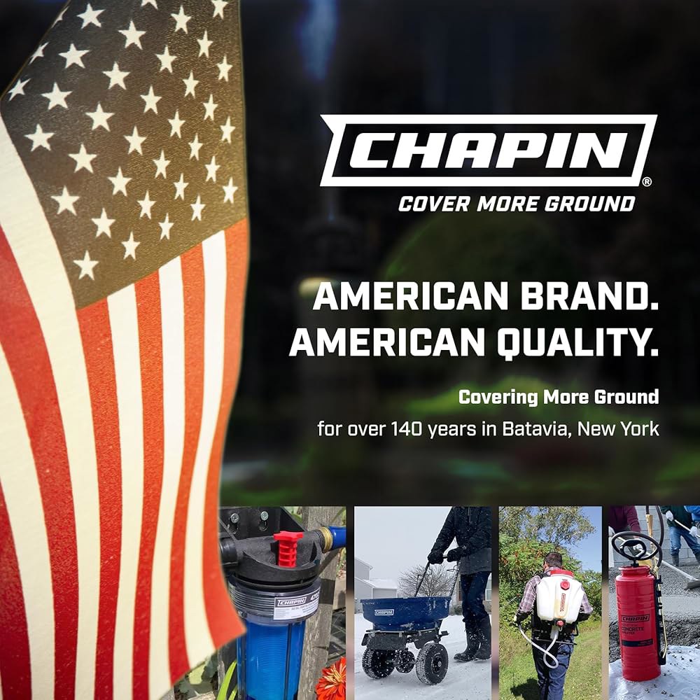 Chapin 4984 T-포스트 임팩트 스프링클러, 작은 정원과 잔디를 위한 360도 자동 최대 85피트 커버리지 영역, 빨간색 - 상세 이미지 2