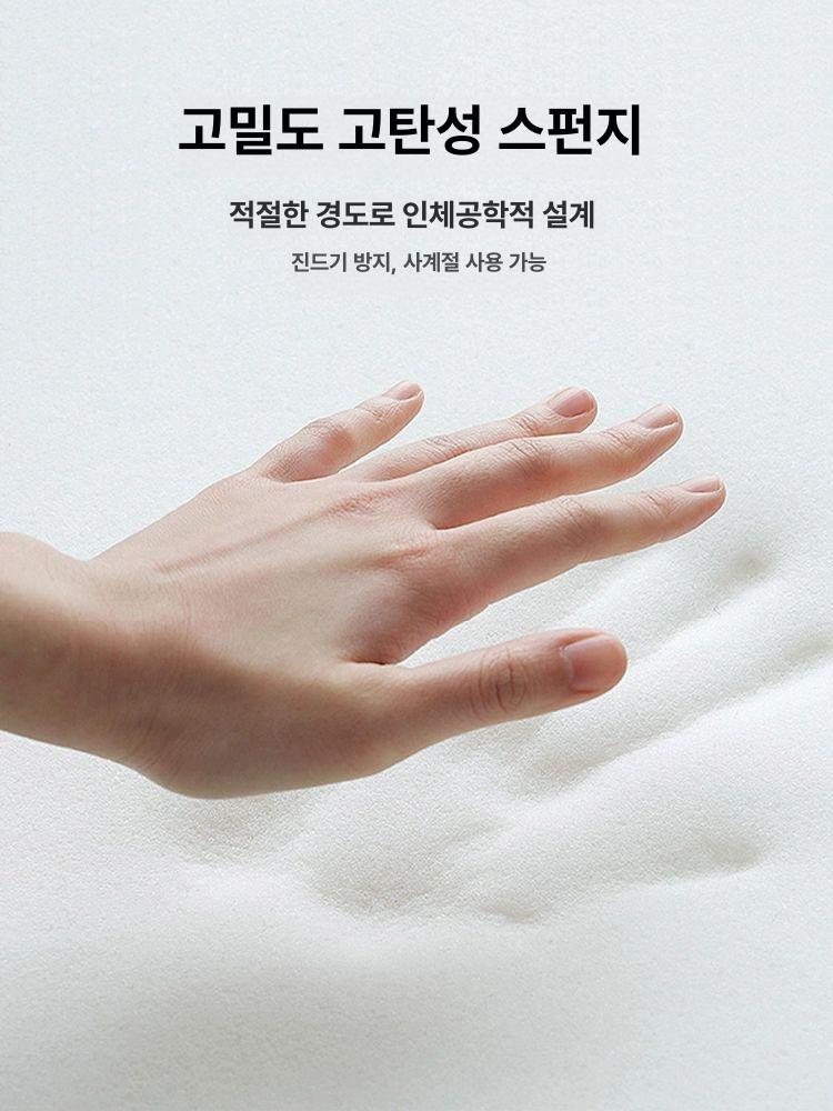 엠보싱 침대헤드보드 벽 북유럽 침대헤드쿠션 머리맡 가드 헤드커버 등받이쿠션 - 상세 이미지 4
