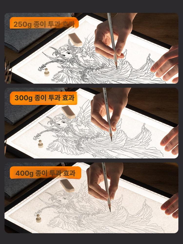 라이트박스 led 대형 투명 테이블 서예 야광 필기대 모듈 애니 보드 상자 이미지 6