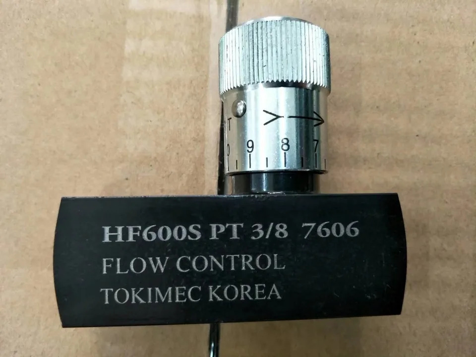 TOKIMEC 유압 유량 제어 밸브 HF600S PT3/8 7606 HF400S HF800S HF1600S HF2000S