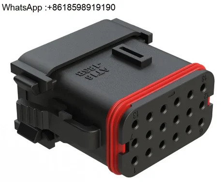 AT16-18SB-K004 암 고무 쉘 18방향 Amphenol 자동차 커넥터