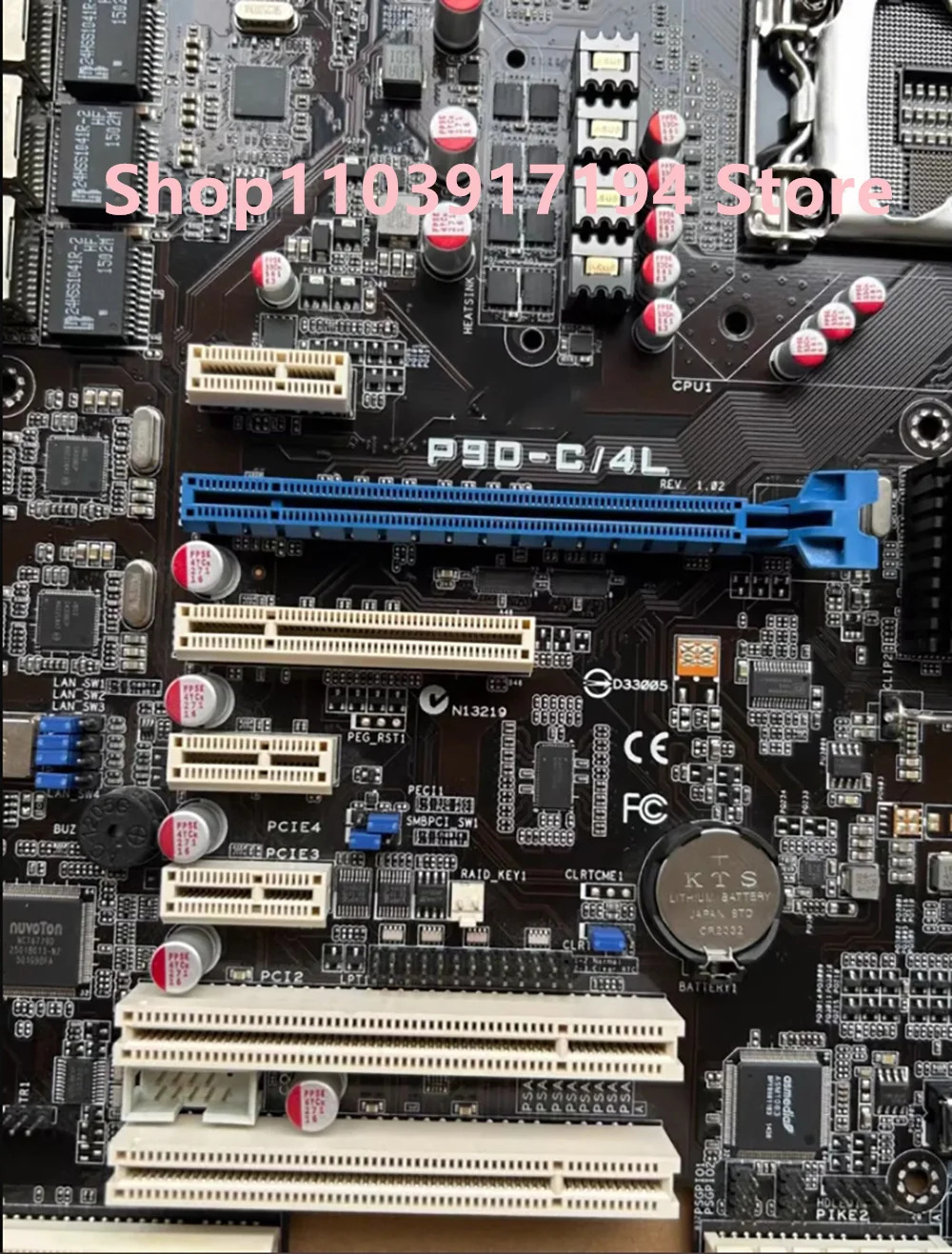 ASUS호환 P9D-C/4L 단방향 서버 마더보드 1150 핀 지지대 E3V3 시리즈 CPU