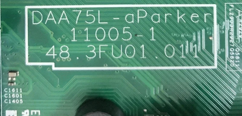Acer X1470 SX2370 데스크탑 마더보드 DAA75L/aparker 11005-1 48.3FU01.011 메인보드 완전 작동 리퍼
