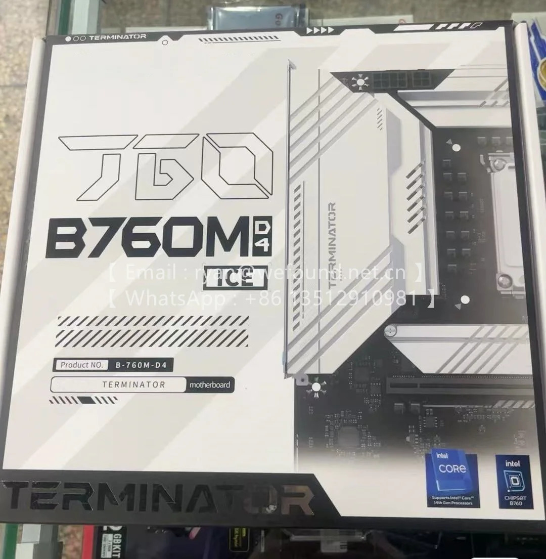 MAXSUN 마더보드터미네이터 B760M D4 WiFi WiFi6E ICE AX211 D5 WIFI AX101 WIFI6E