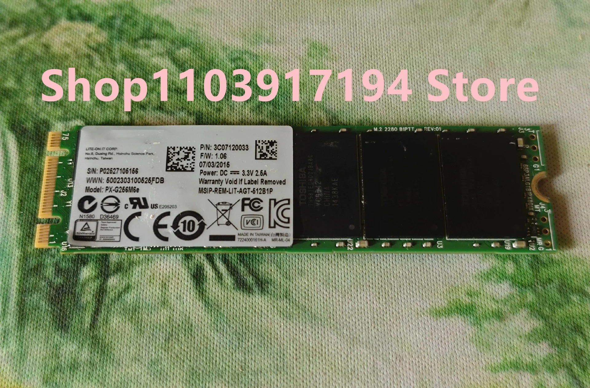 PLEXTOR MLC 솔리드 스테이트 하드 256G px-g256m6e m2 AHCI