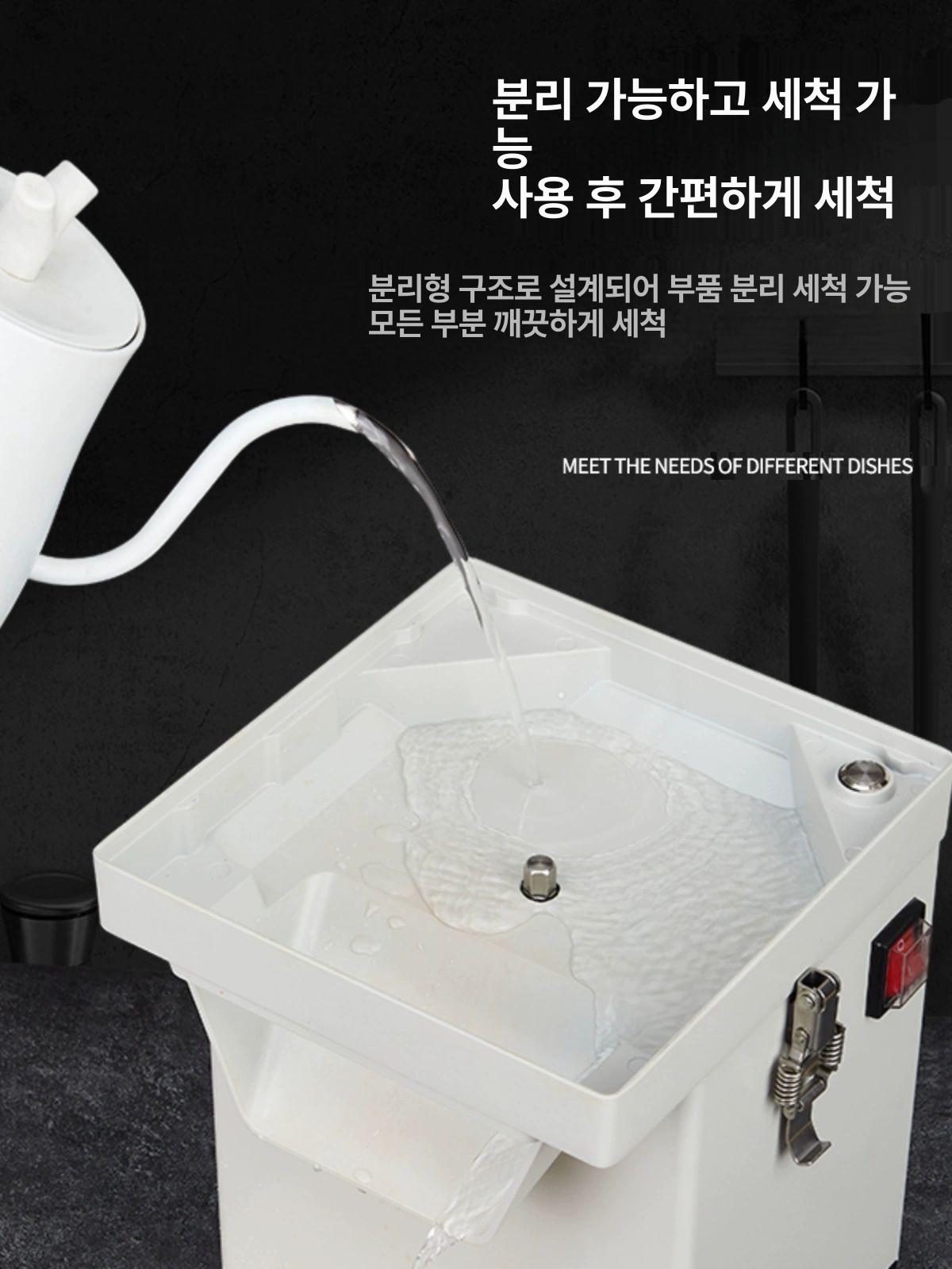 업소용 야채절단기 자동 채썰기 채써는기계 당근 양배추 오이 다지기 오토채칼 커터기 - 상세 이미지 3