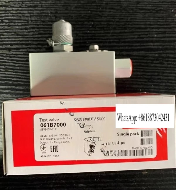 MBV5000 블록 압력 리퍼 밸브 061B7000/7005 원본