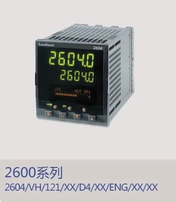 Euroerm 온도 조절기 영국 모터 2604F/VH/321/XX/D4/PV/D4/PV/XX/PB/Y2/ENG/-U