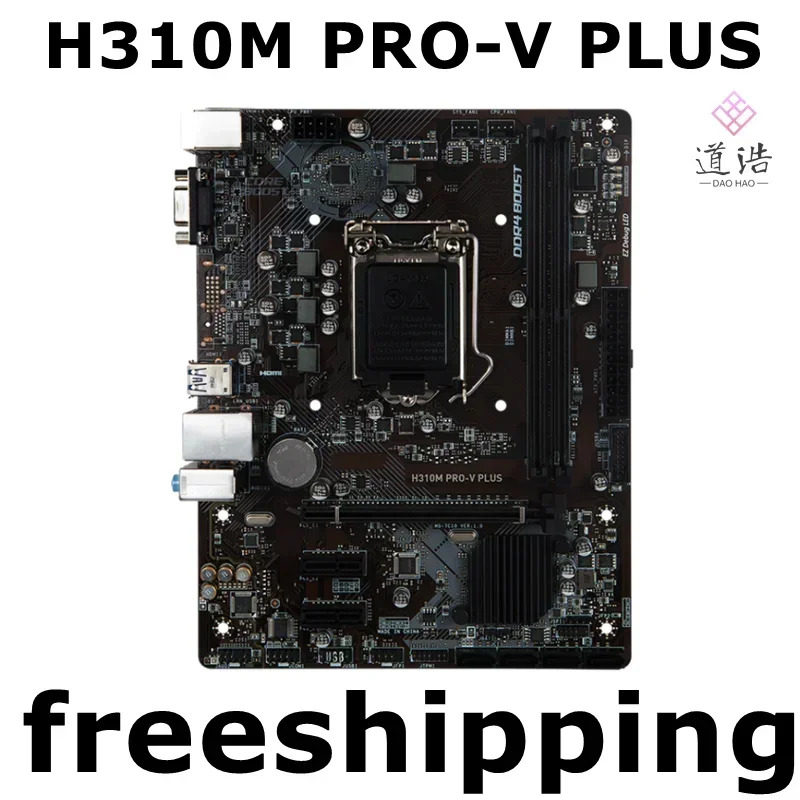 H310M PRO-V PLUS 마더보드32GB 지원 대 CPU LGA 1151 DDR4 H310 메인보드 완전 작동 리퍼