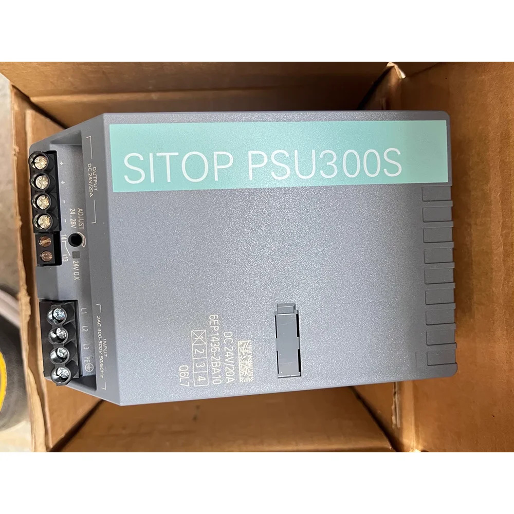 SIEMENS SITOP PSU300S 206EP1436-2BA10 안정화 전원공급장치 입력 400-500V 3 AC 출력 24V DC/20A